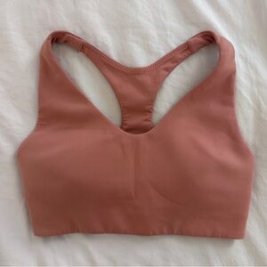 Lululemon In Alignment Racerback Sports Bra - Pink Savannah, Size 4